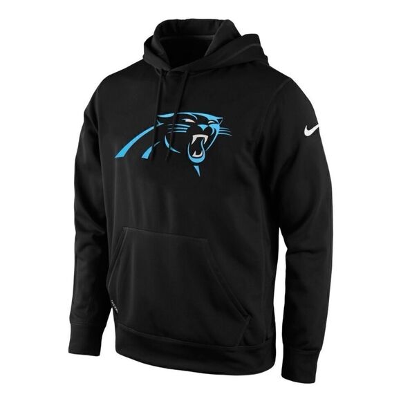 Carolina Panthers Nike KO Logo Essential Hoodie black size small - Picture 1 of 16